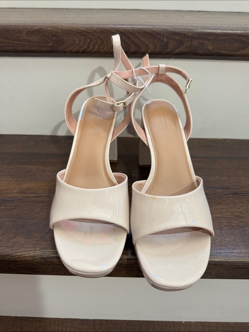Women’s Patent Block Heel Sandals